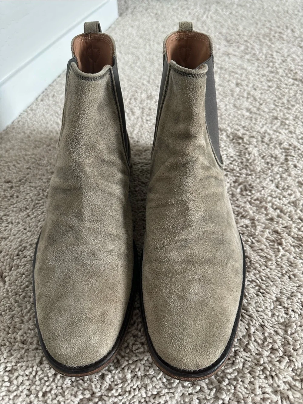 John Varvatos suede chukka